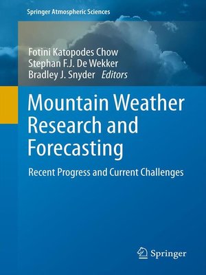cover image of Mountain Weather Research and Forecasting